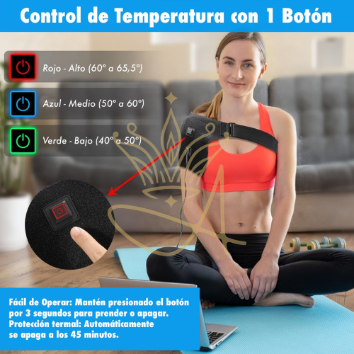 WarmTech ™ - Hombrera térmica usb