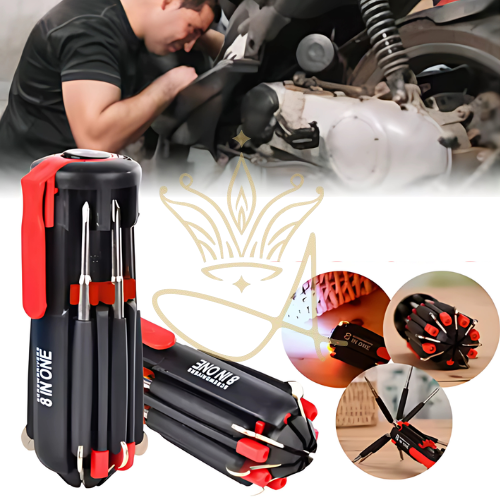 Multilúmen ™ - Atornillador 8 En 1 Con Luz