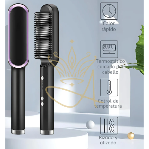 Style Fusion Pro ™- Cepillo Alisador y Rizador De Cabello multifuncional