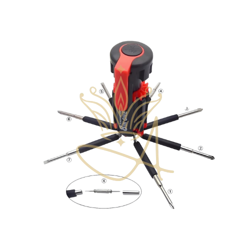 Multilúmen ™ - Atornillador 8 En 1 Con Luz